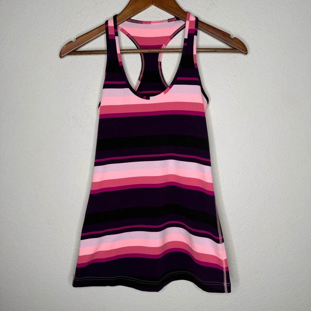 Lululemon cool racerback Pink, purple Sz 4‎